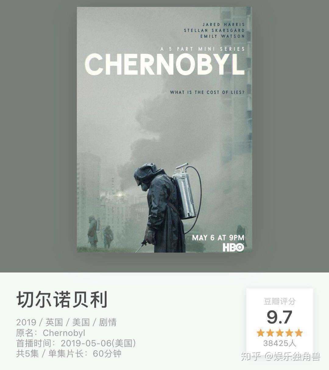 权游 烂尾 豆瓣9 7分神剧 切尔诺贝利 挽尊 没有故事比它更恐怖 知乎