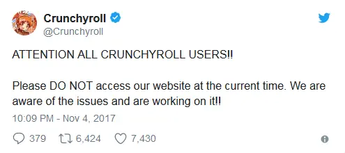 Popular Anime Site Crunchyroll.com Hijacked to Distribute Malware