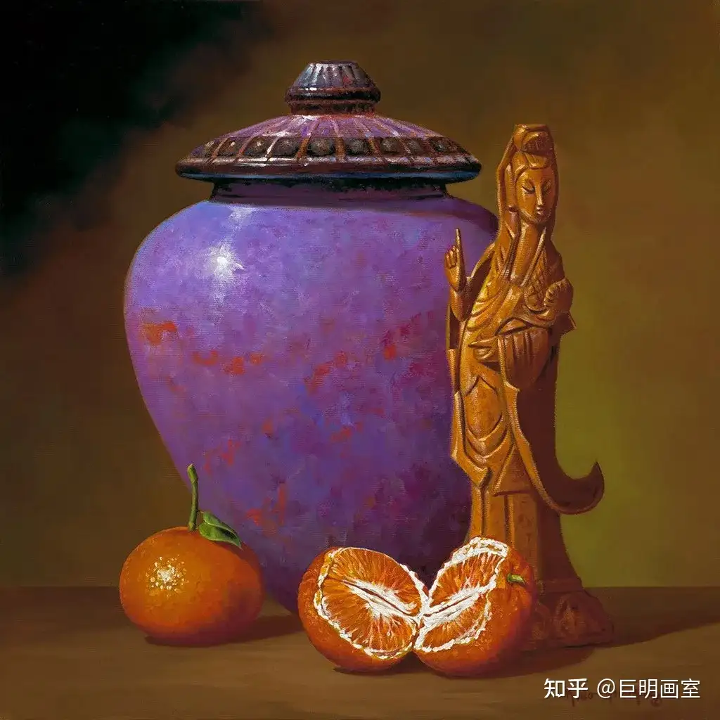 古典现实主义静物油画，将华丽与优雅画进画里- 知乎