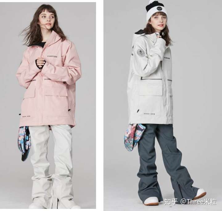 能带图回答女生滑雪单板好看保暖的滑雪服有哪些?