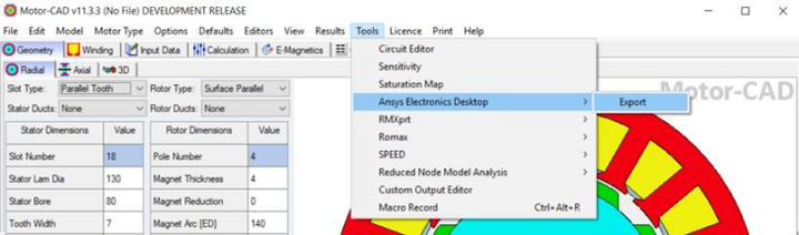 MotorCAD Emag 模型导入 Ansys Maxwell的图2