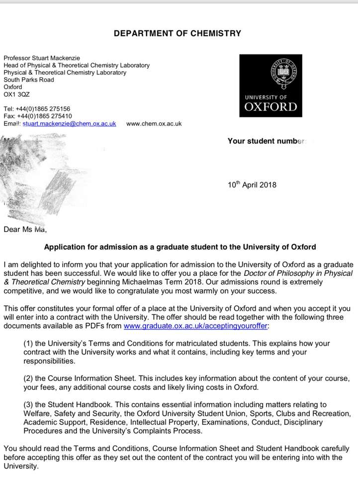 等待牛津大学的offer是什么体验?