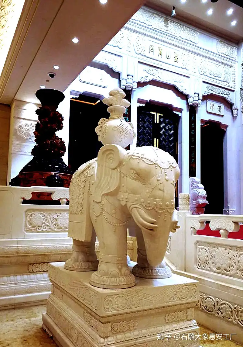 灵山梵宫里的汉白玉石雕大象造型- 知乎