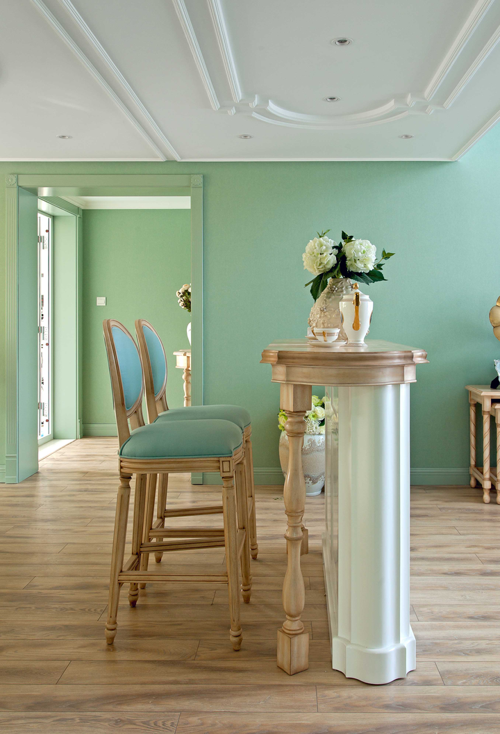 甜甜的马卡龙色系装修让爱遍及家中每个角落