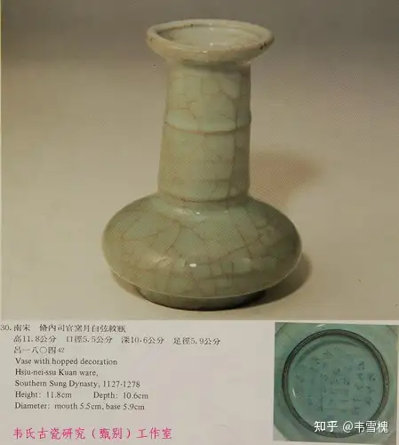 韦氏古陶瓷鉴赏文集》（谈谈龙泉“哥窑”与“传世哥窑”） - 知乎