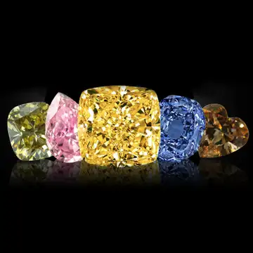 彩色钻石在国际市场上越来越受到重视.