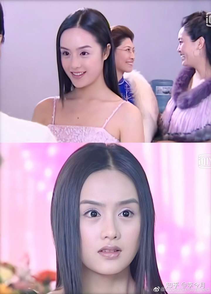 富大龙妻子饶敏莉,贞观长歌古装造型和像风一样离去现代装都绝美,额头