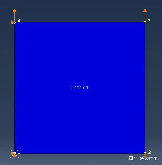 ABAQUS UEL-梯度损伤模型应用于4节点平面单元的图1