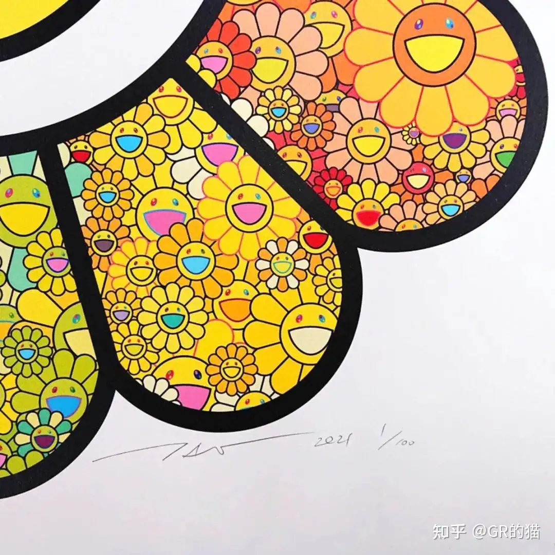 版画分享｜村上隆Takashi Murakami—花之森林- 知乎