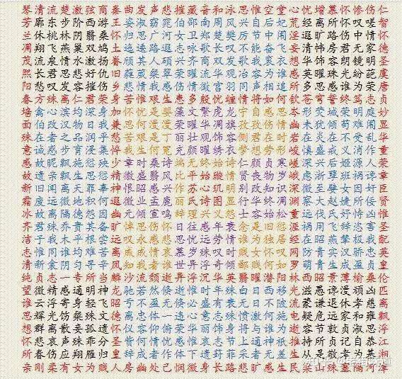 您知道回文诗有这么多花样吗 竟有这么多大诗人喜欢这种文字游戏 知乎