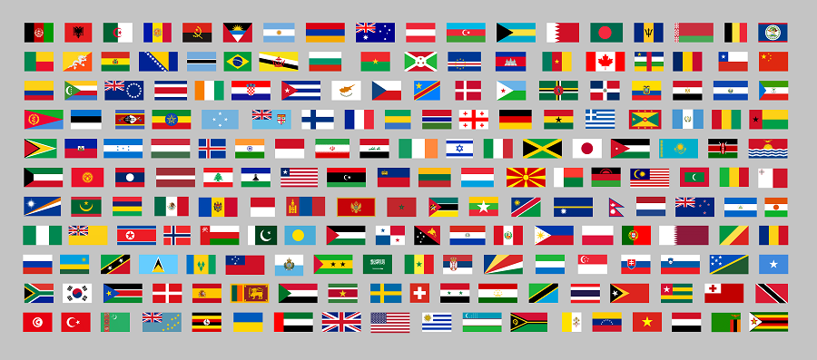 交換無料！ 世界の国旗 万国旗 パラグアイ 90×135cm
