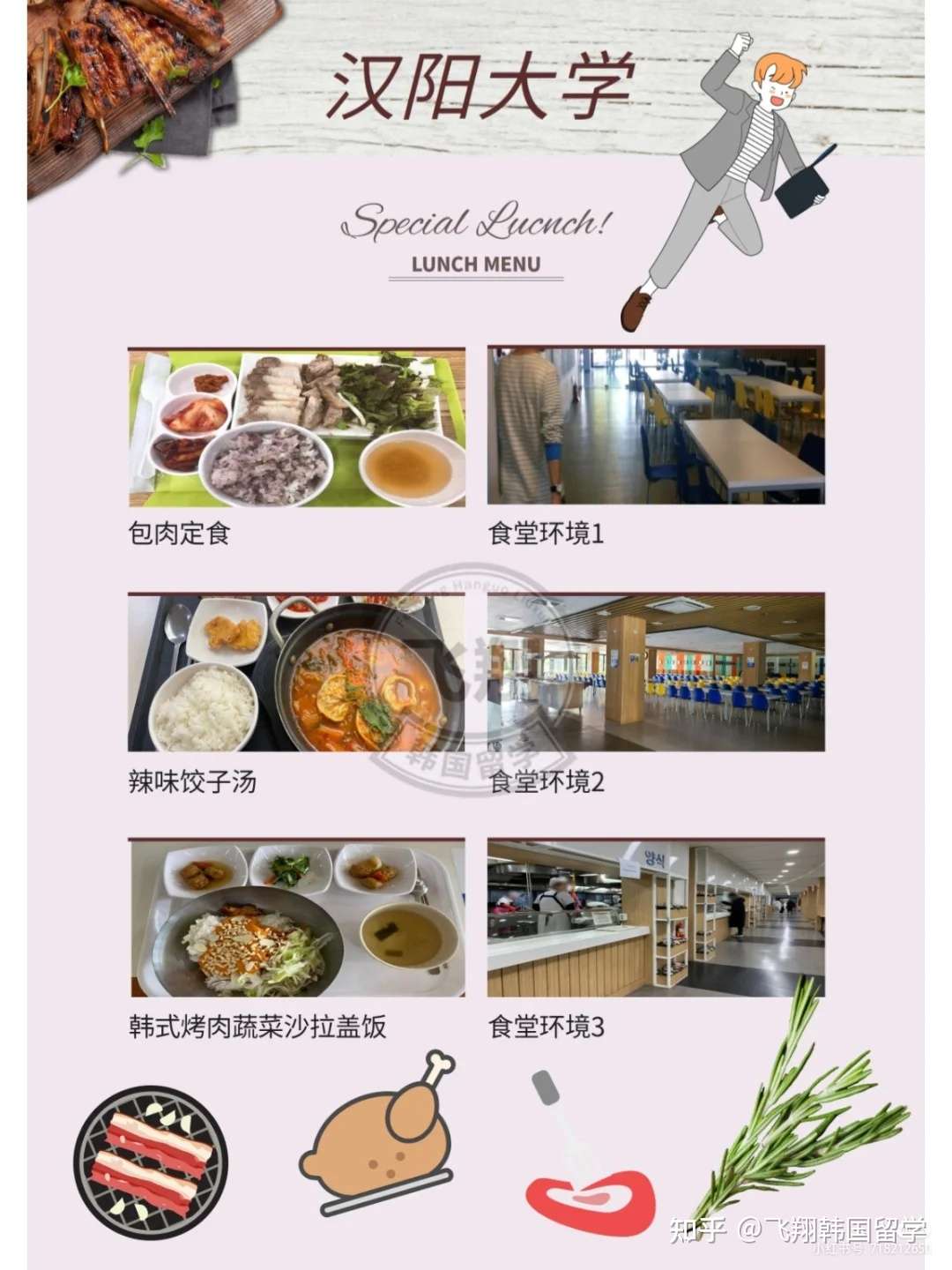 盘点一下韩国有名气的各大学食堂 1 吃货们给我来打卡 看看有没有你的学校 Tips 外部人员也可以去喔 知乎