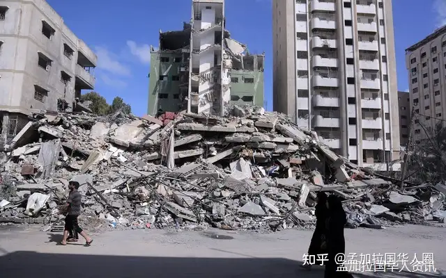 美国将帮助重建加沙，但援助可能取决于哈马斯的火箭库