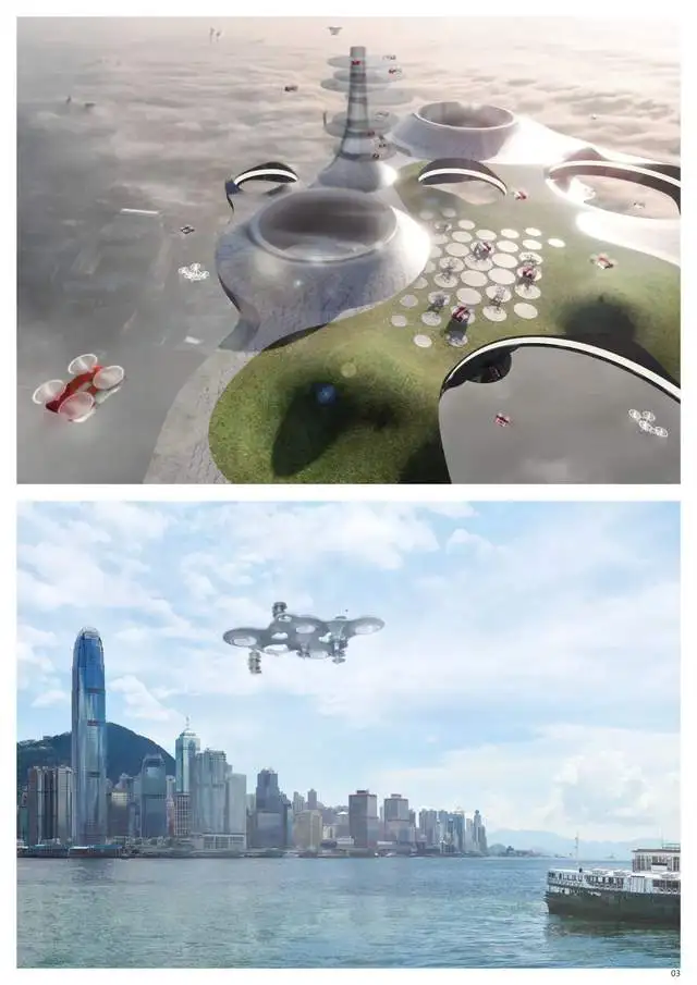 HONG KONG DRONE PORT 2022年香港无人机港建筑竞赛作品- 知乎