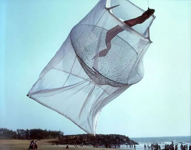 开心地球人- Umbrella fishing net -Large umbrella-shaped