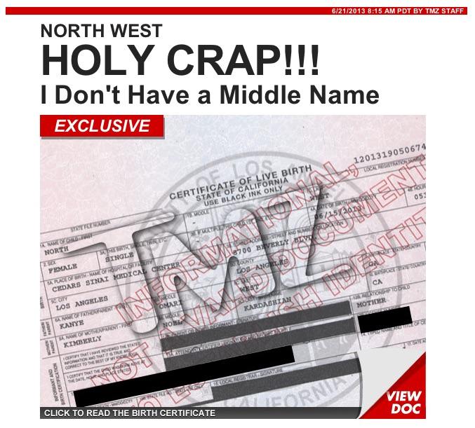 美国人的名字可以没有middle name吗?