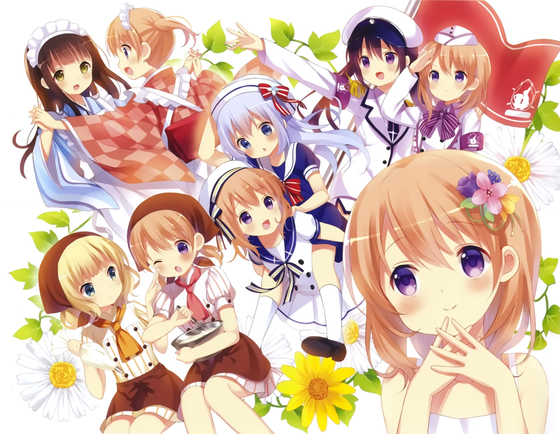 有哪些类似于《草莓棉花糖》《日常》这种废萌萝莉日常脑洞系动漫?