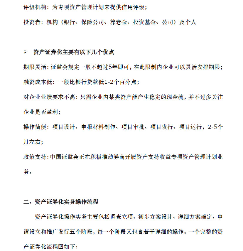 什么是资产证券化?资产证券化的过程是怎么样