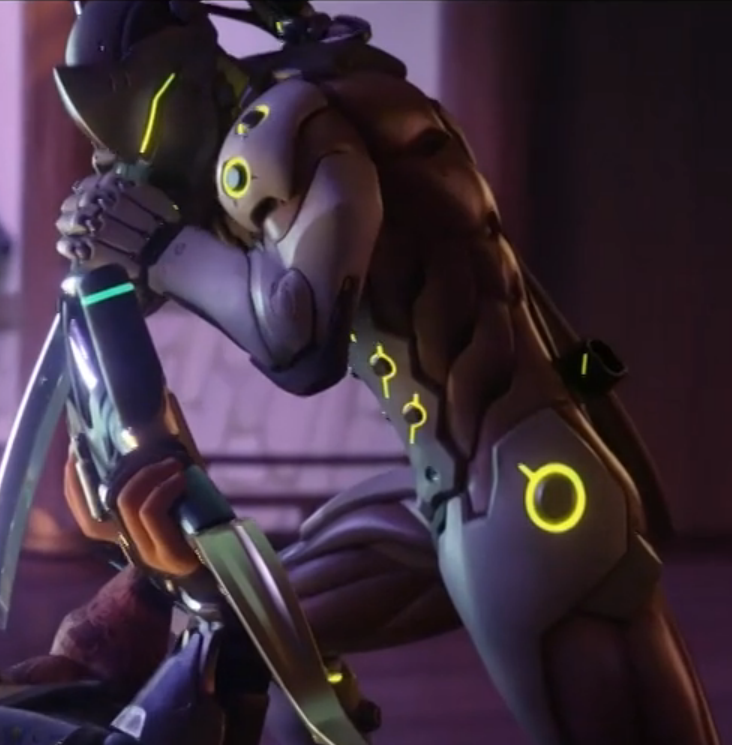 有没有人感觉到守望先锋中的源氏的肌肉组织看着不舒服的