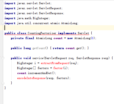 《Java并发编程实战》中的代码使用的是Java