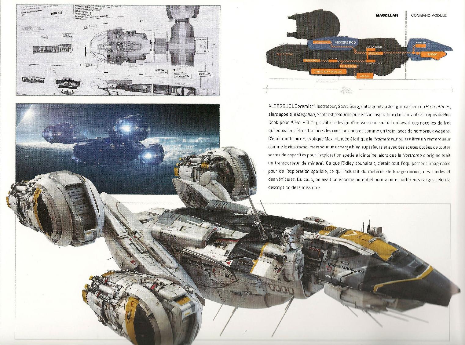 中,时间背景是21世纪末,人类驾驶宇宙飞船「普罗米修斯号」,前往