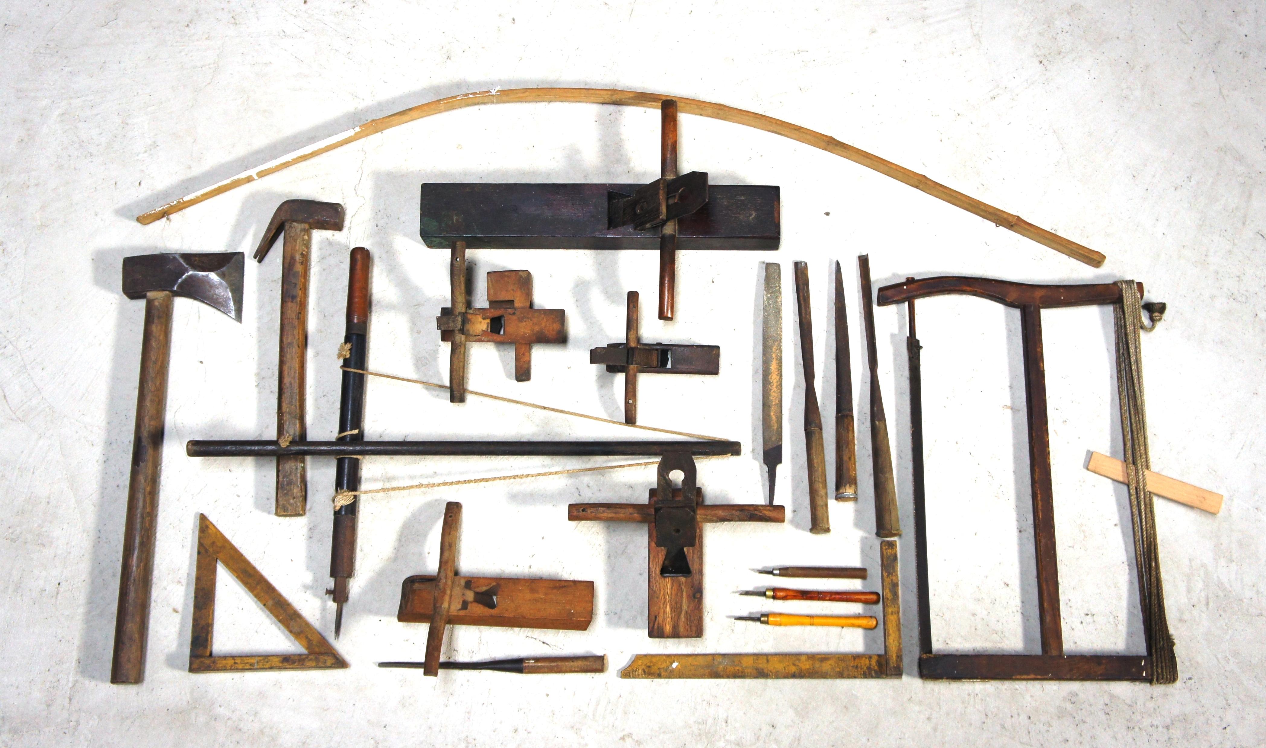 「木工小知识」——传统木匠的基本工具有哪些?