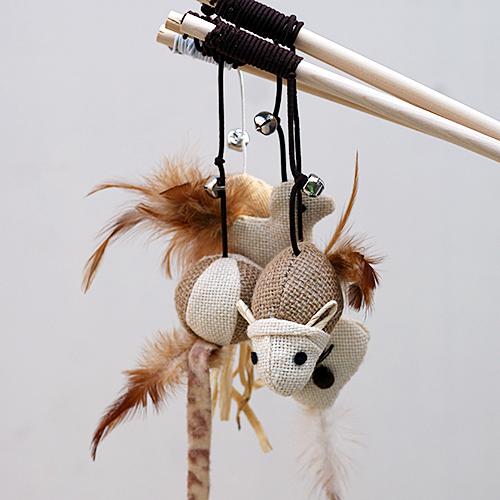 你家的猫喜欢玩什么玩具?