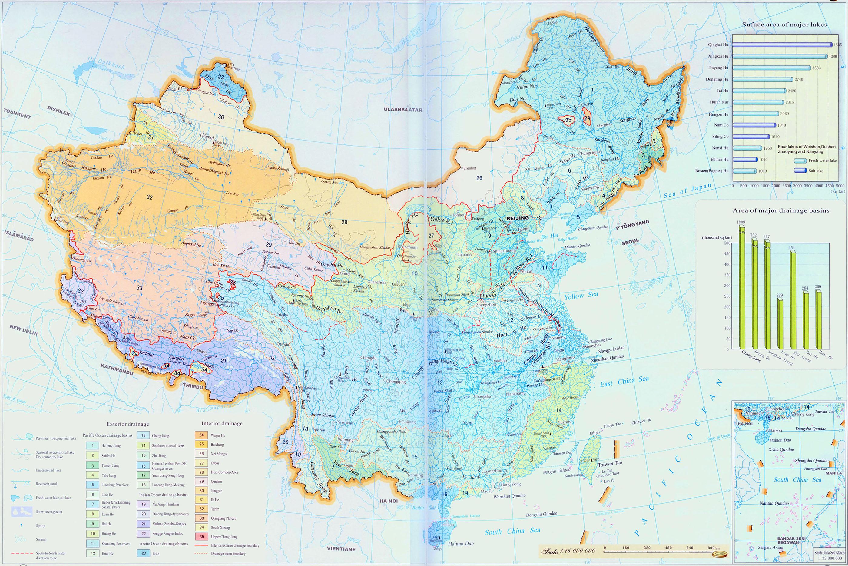 如何根据地理和文化介绍中国的地图？