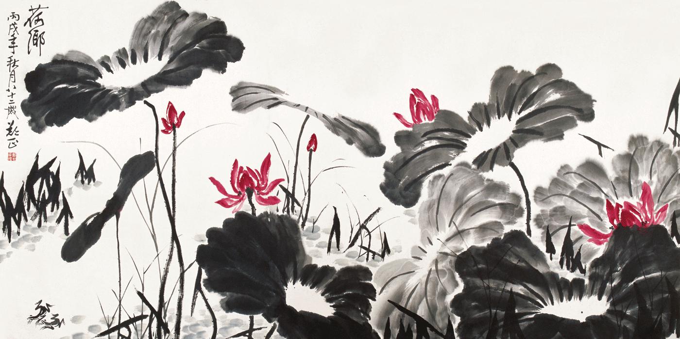 专访郑正书画荷乡