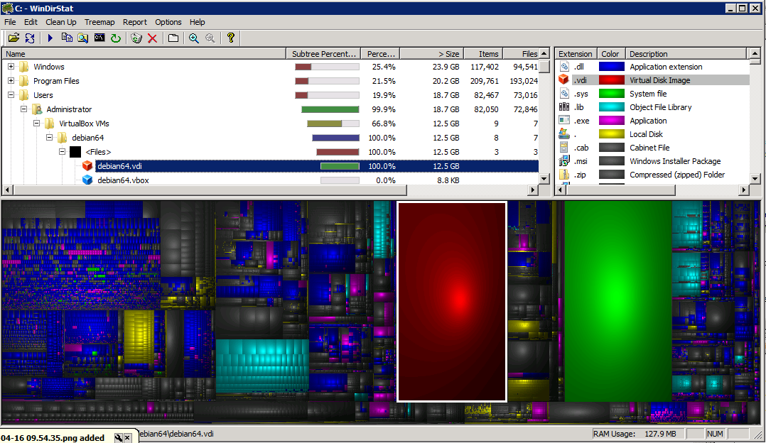 硬盘容量统计神器WinDirStat 硬盘容量统计神器WinDirStat