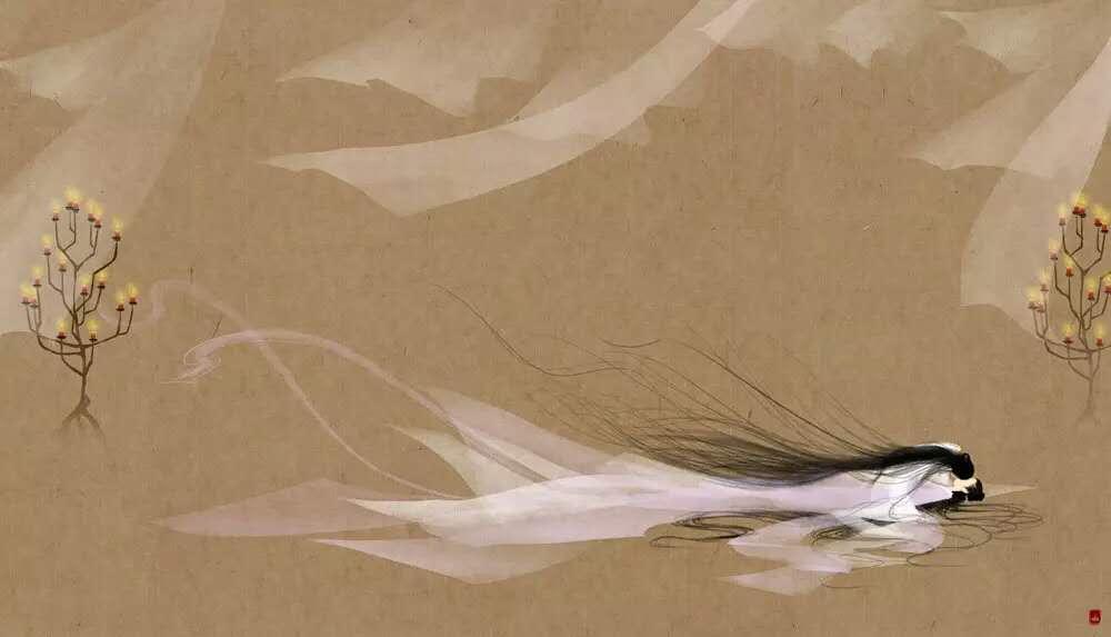 王晓艺画的题材大多是从前的古装剧,她觉得现在的影视剧没有过去影视