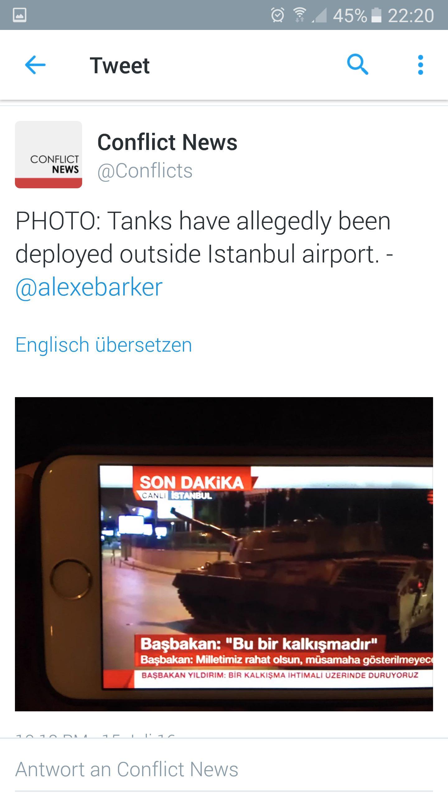 如何看待7月16日凌晨的土耳其军事政变? - 姚