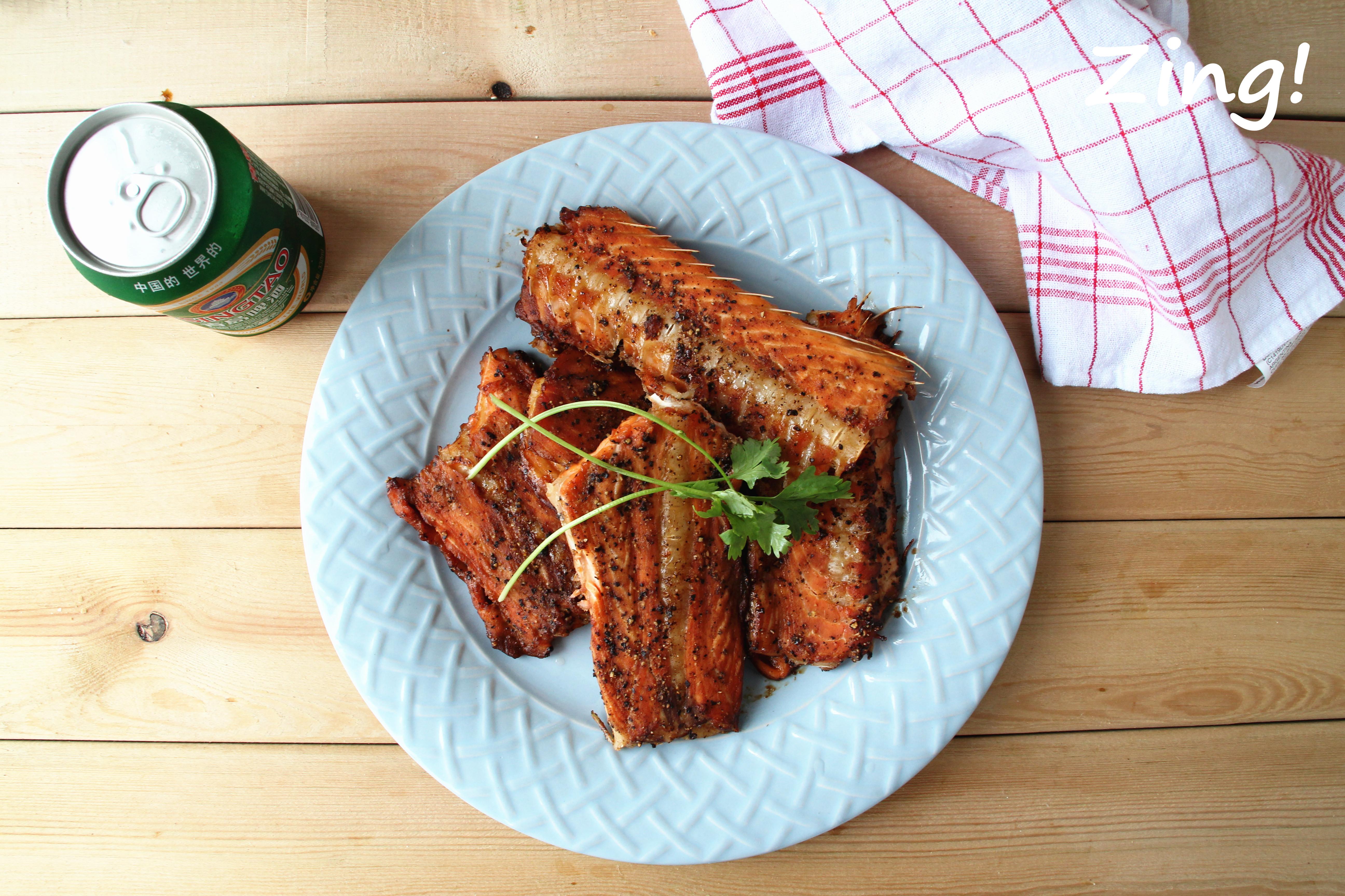 【3】小酒馆烤三文鱼排