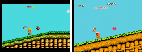 一样的斜坡,一样的小天使