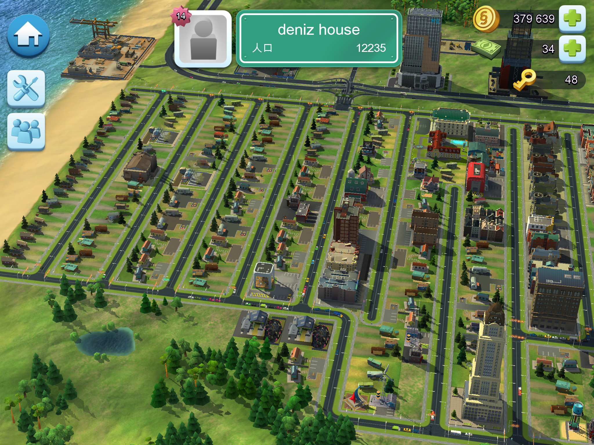 大家玩simcity有什么好玩的布局