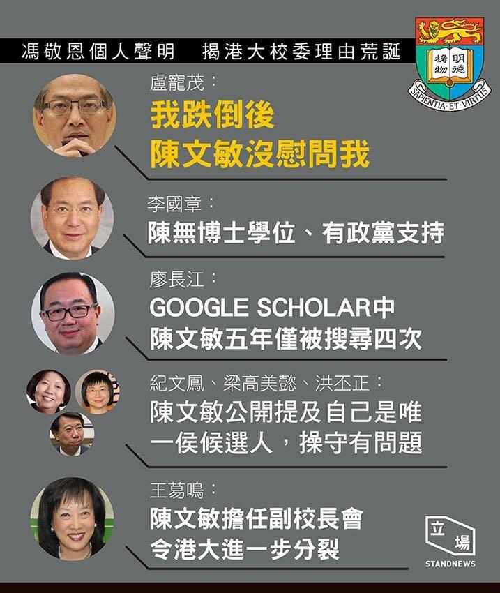 陈文敏不被任命为港大副校长是什么原因? - LO