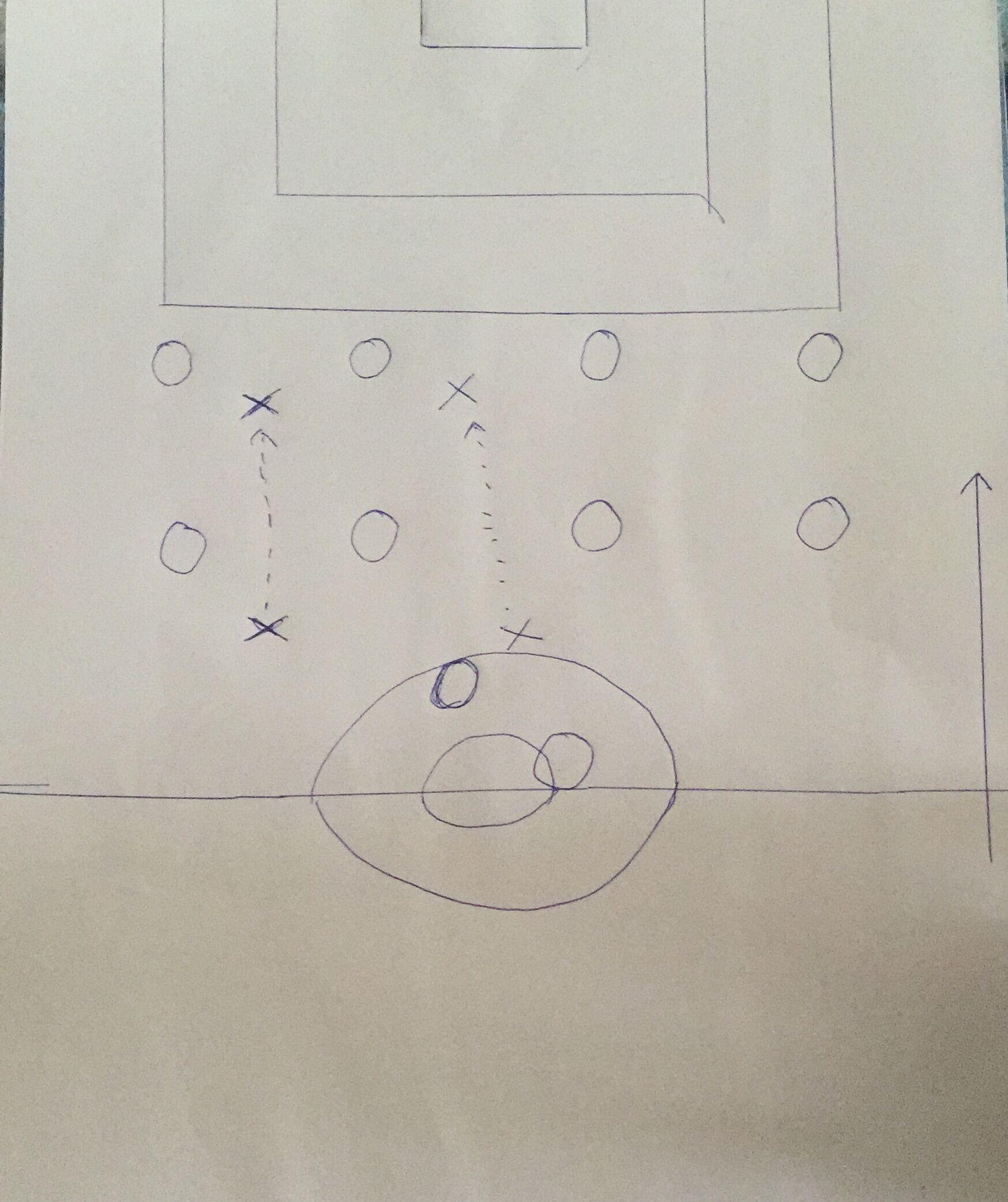 比如说我们可以在前卫线和后卫线或者中卫和边后卫之间接应,这样斗浇