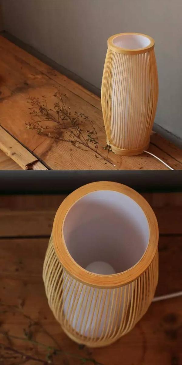 唯设如斯一款能让卧室自然美感爆棚的竹丝灯