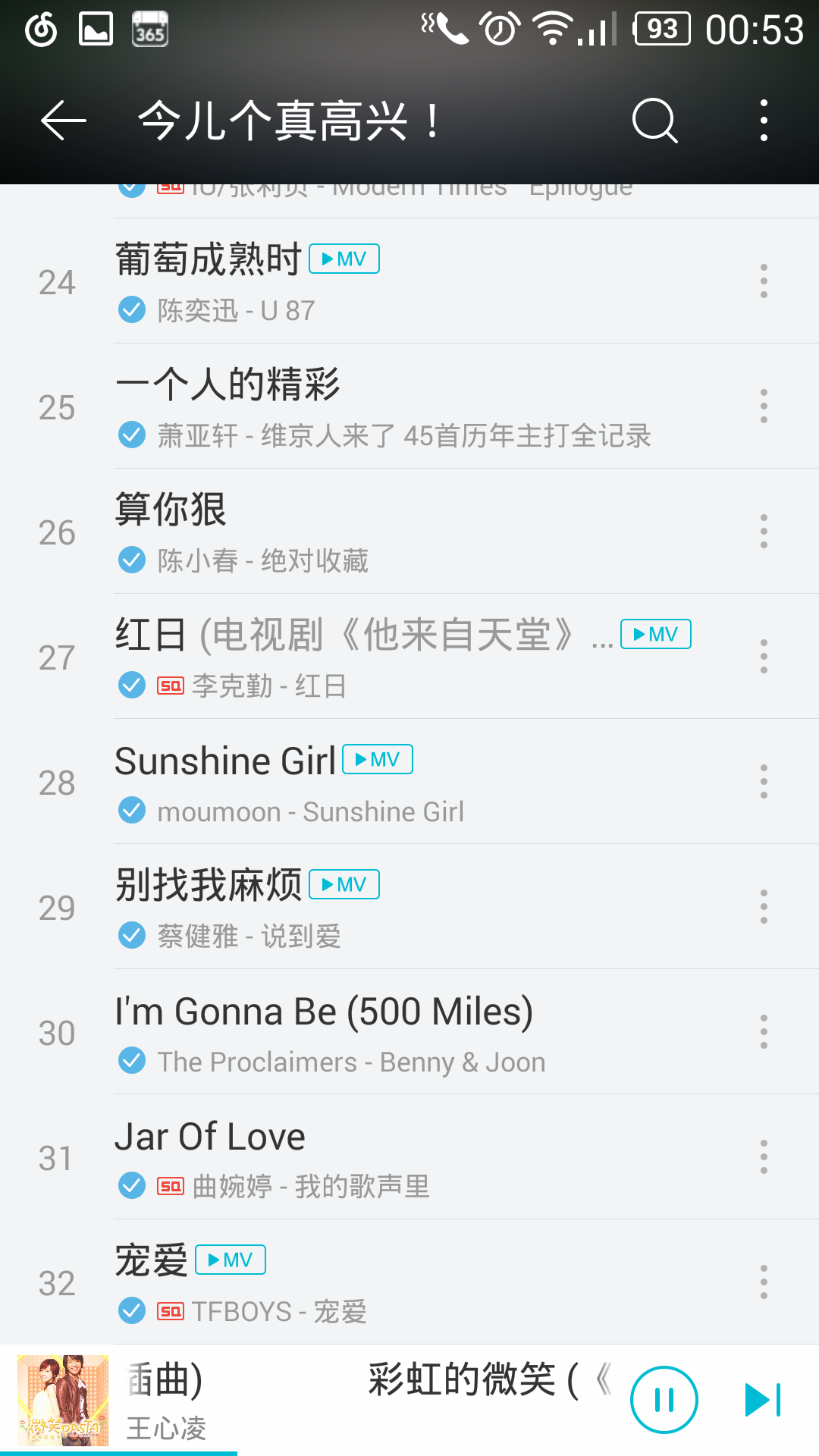 适合刚分手后听的歌有哪些?