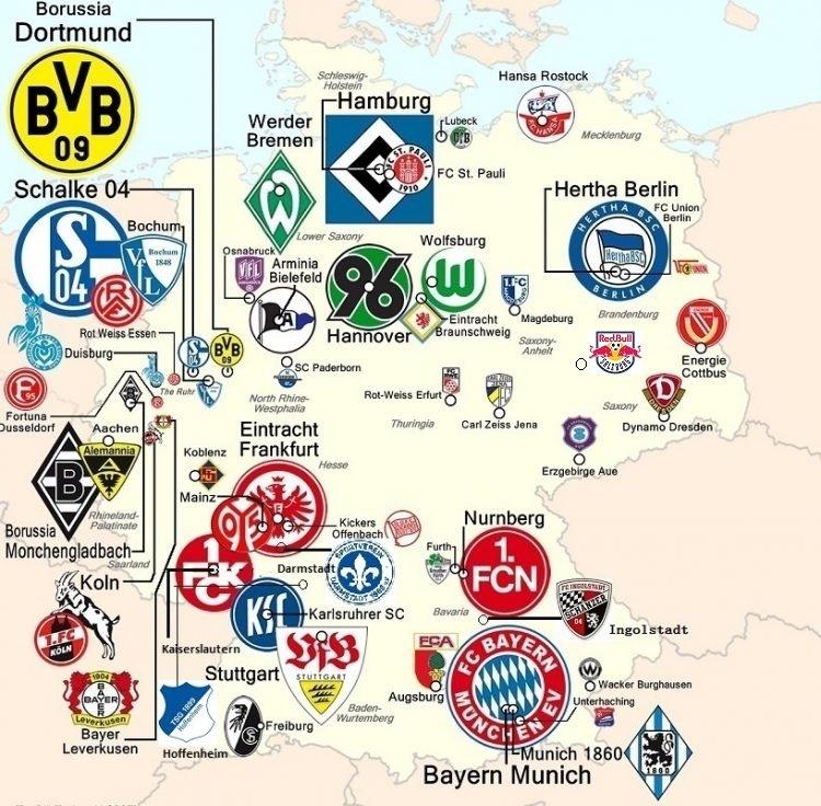 2016-2017 赛季的德甲联赛及 18 支球队有哪些