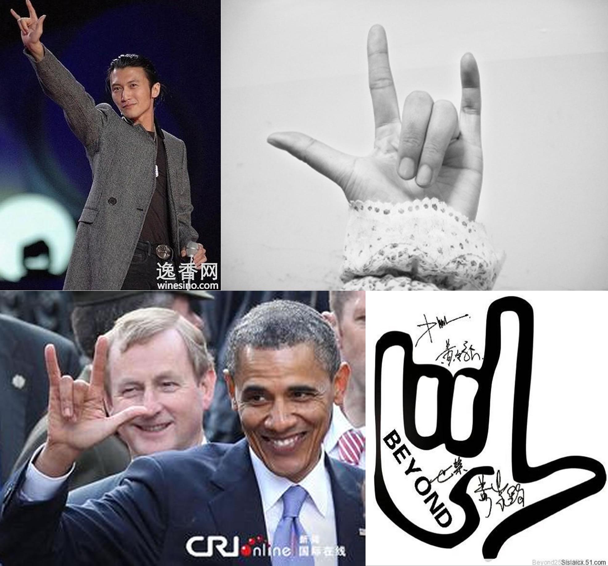 看摇滚现场的时候除了那个没有无名指和中指的手势以外还能做什么姿势