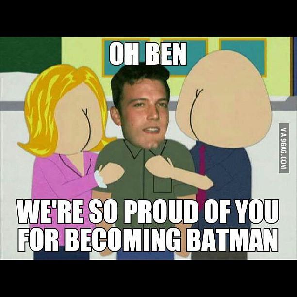 如何看待本·阿弗莱克接任新蝙蝠侠?