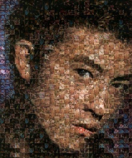 这种马赛克照片现在网上也挺常见的. —