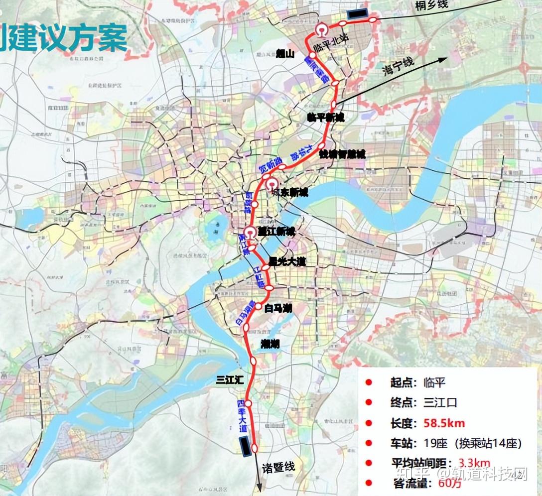 杭州18号线地铁线路图图片