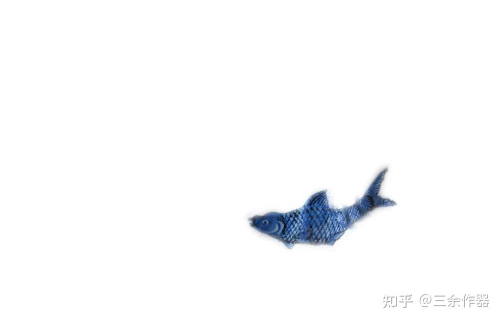 通常送料無料中国青花魚藻紋十菱口碗大明宣徳年製u6230215