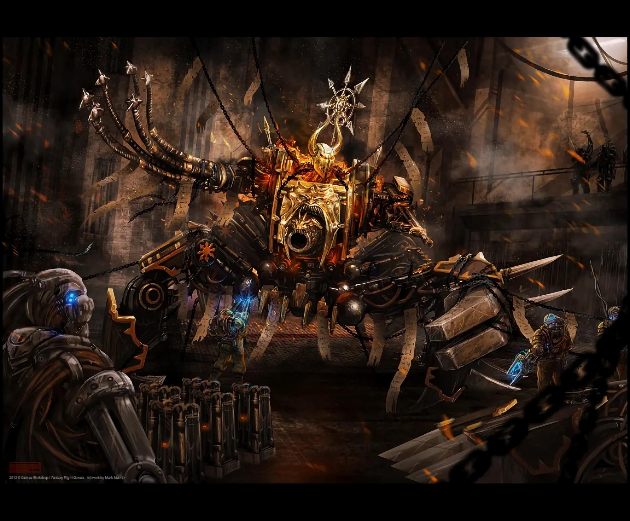 【中文】战锤40k女人战斗力就差? 帝皇女儿与钛星人鏖战