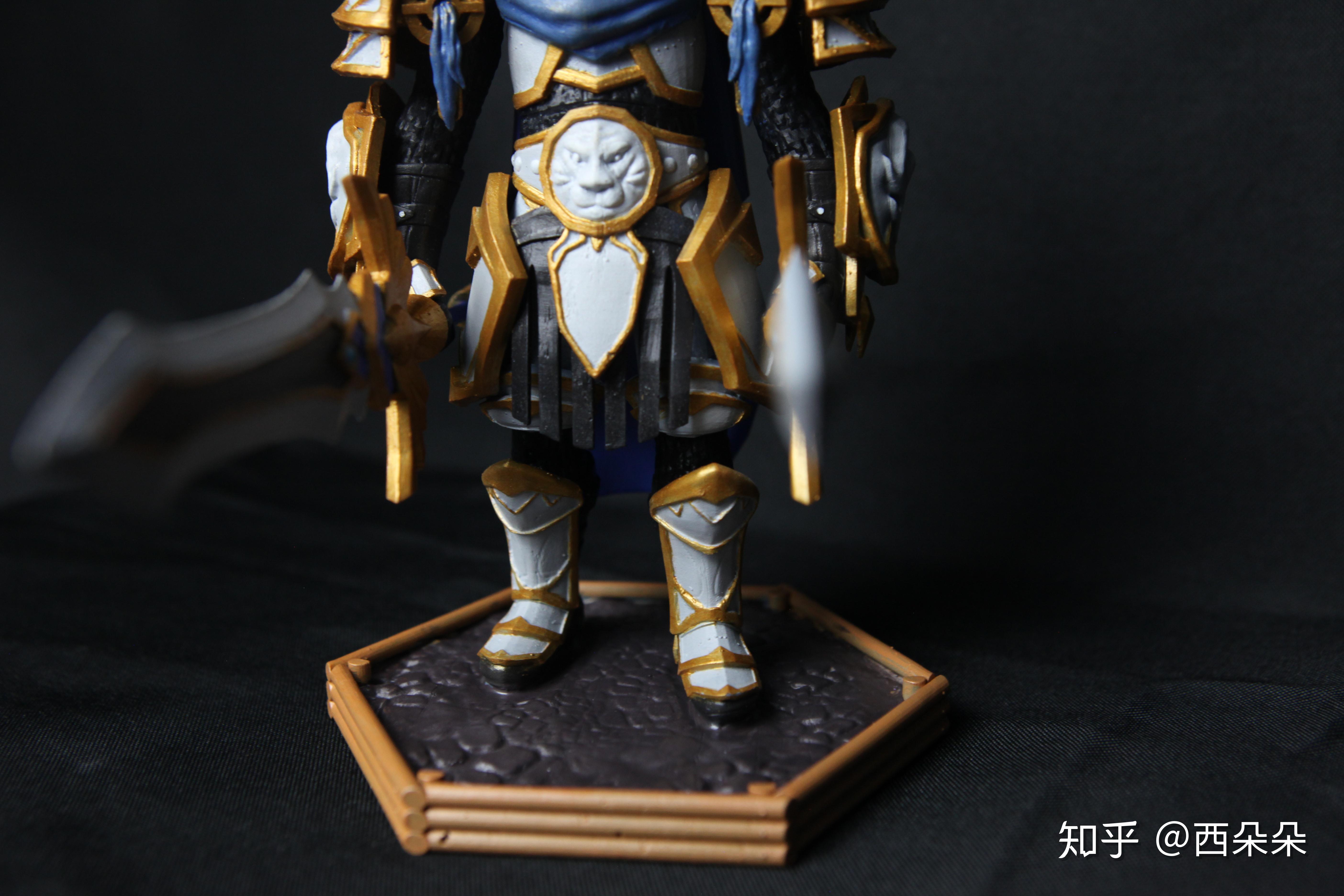 3d打印魔兽世界80第七军团套手办