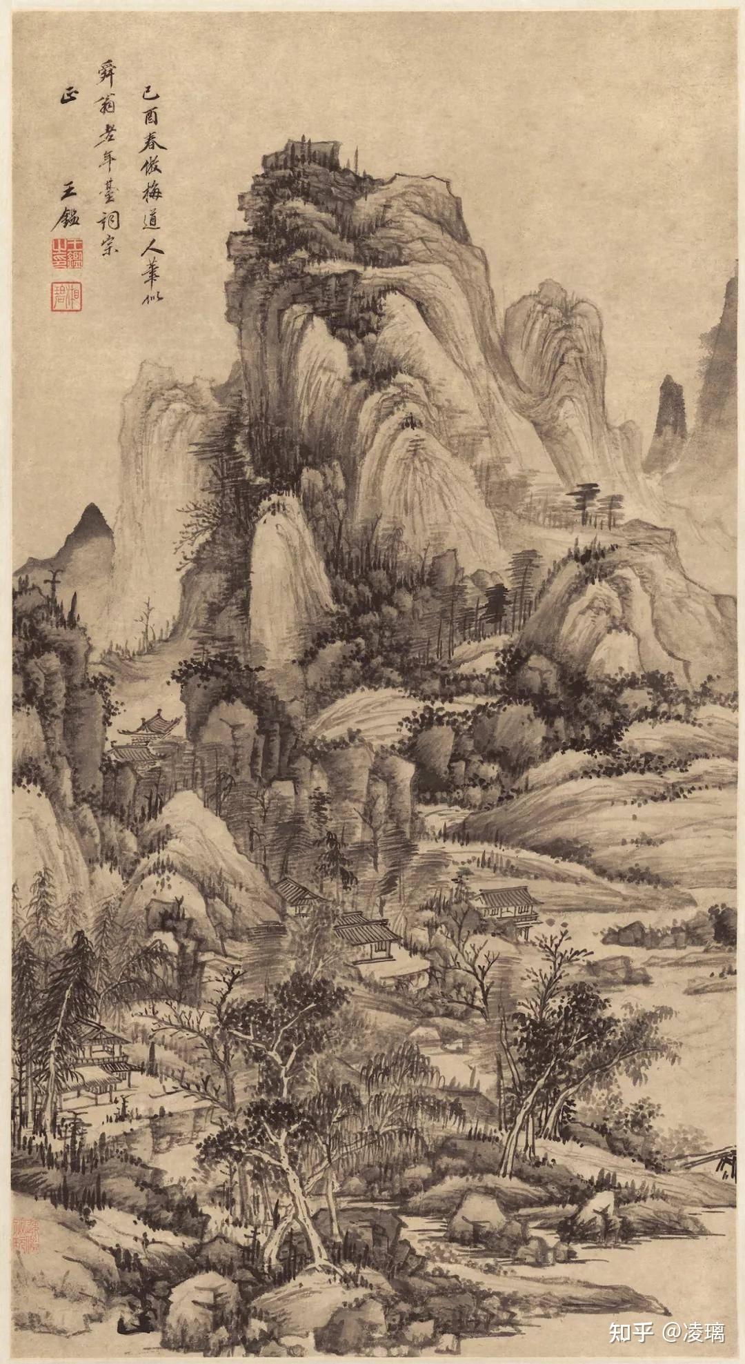 【源】唐物 太史硯 清時代 朱硯 騰雲瑞獸紋 清画家孫岳頒銘 端溪石 老坑 文房具 墨硯 蔵出 古董品 中国古美術 中国绘画史学习笔记（下） - 知乎