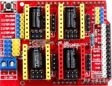 Arduino Uno开发板+电机驱动扩展版CNC Shield V3.0硬件说明 - 知乎