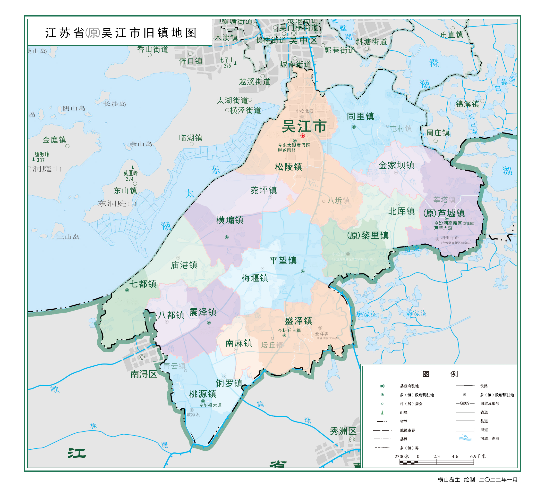 吴江区镇分布图图片